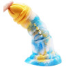F*CK MY COLOR Gode Nox 18 x 6cm Doré-Bleu